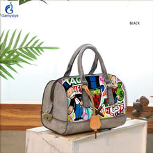 Load image into Gallery viewer, Women genuine leather bags pillow Personal custom Boston Barrel bag Cowhide Bag Messenger Portable Handbags Cylindrical bag