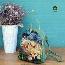 Load image into Gallery viewer, Fashion Designer Women Genuine Leather Backpack Shoulder School Bags for Teenagers Travel Cowhide Female Knapsack