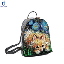 Load image into Gallery viewer, Fashion Designer Women Genuine Leather Backpack Shoulder School Bags for Teenagers Travel Cowhide Female Knapsack