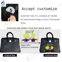 Load image into Gallery viewer, 2020 summer Small square Messenger bag Women&#39;s real leather Crossbody bag handmake ALEC Flowers bags women Genuine leather bolsa