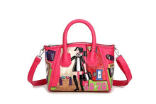 Load image into Gallery viewer, Braccialini Style Tailan Bucket bags fashion luxury Canvas Bags Embroidery Handbag Hit Shoulder Bags Women Cross Messenger Bag